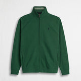 Felpa Full Zip 100% Cotone - Dark Green