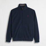Felpa Full Zip 100% Cotone - Blue Navy