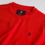 100% Cotton Crewneck Sweatshirt - Spice Orange