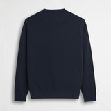 100% Cotton Crewneck Sweatshirt - Navy Blue