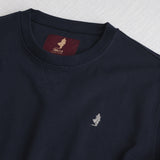 100% Cotton Crewneck Sweatshirt - Navy Blue