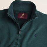 Felpa Full Zip in Cotone Smerigliato dettaglio - Ponderosa Pine