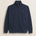 Felpa Full Zip in Cotone Smerigliato fronte - Navy Blue