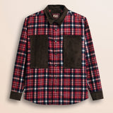 Overshirt in Flanella a Quadri fronte - Red Check