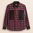 Overshirt in Flanella a Quadri fronte - Red Check