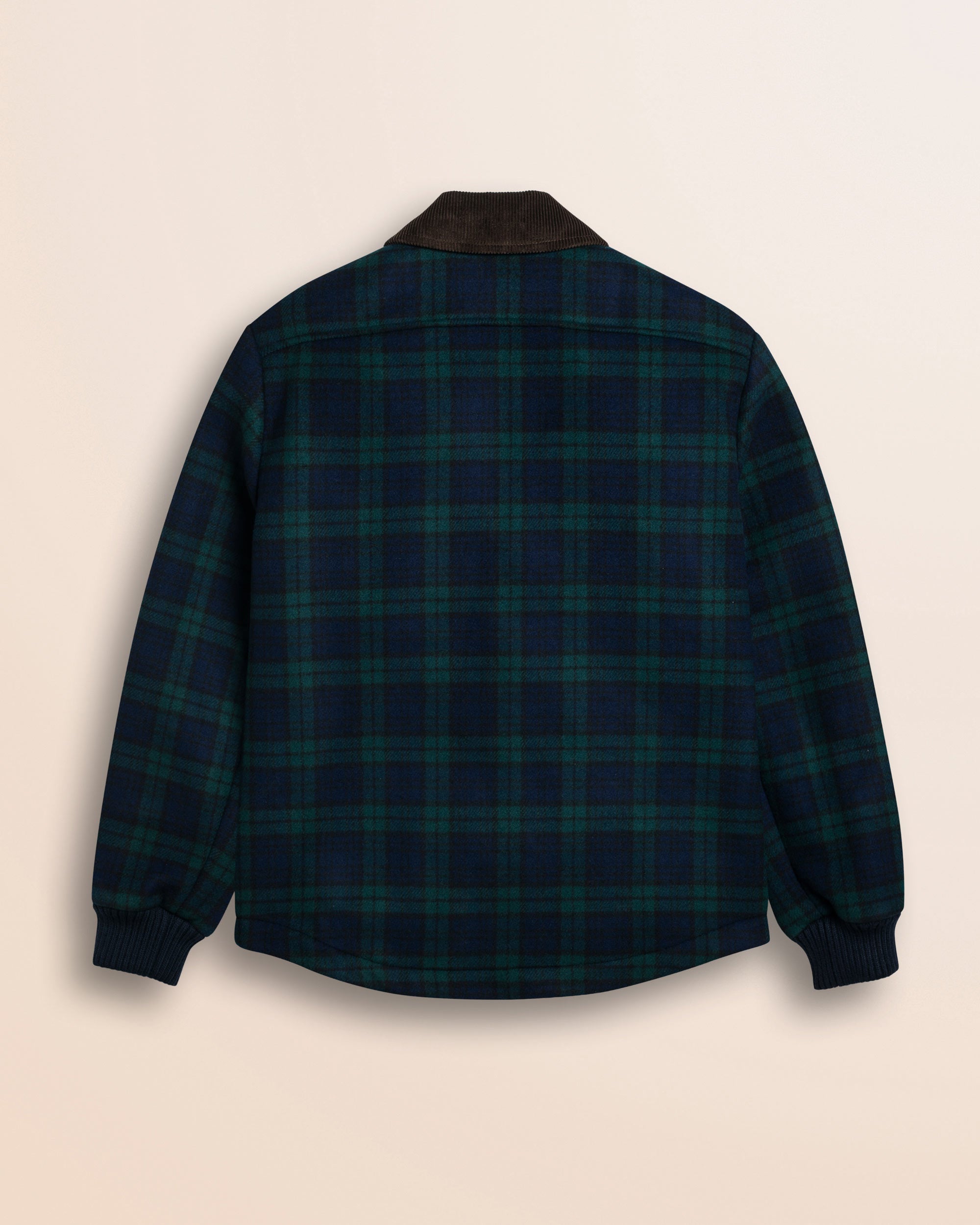 Giacca Harrington in lana check Black Watch retro - Black Watch