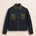 Giacca Trucker in Lana e Lino fronte - Blue Denim