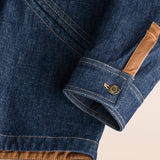 Short denim jacket - Dark Blue
