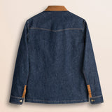 Short denim jacket - Dark Blue