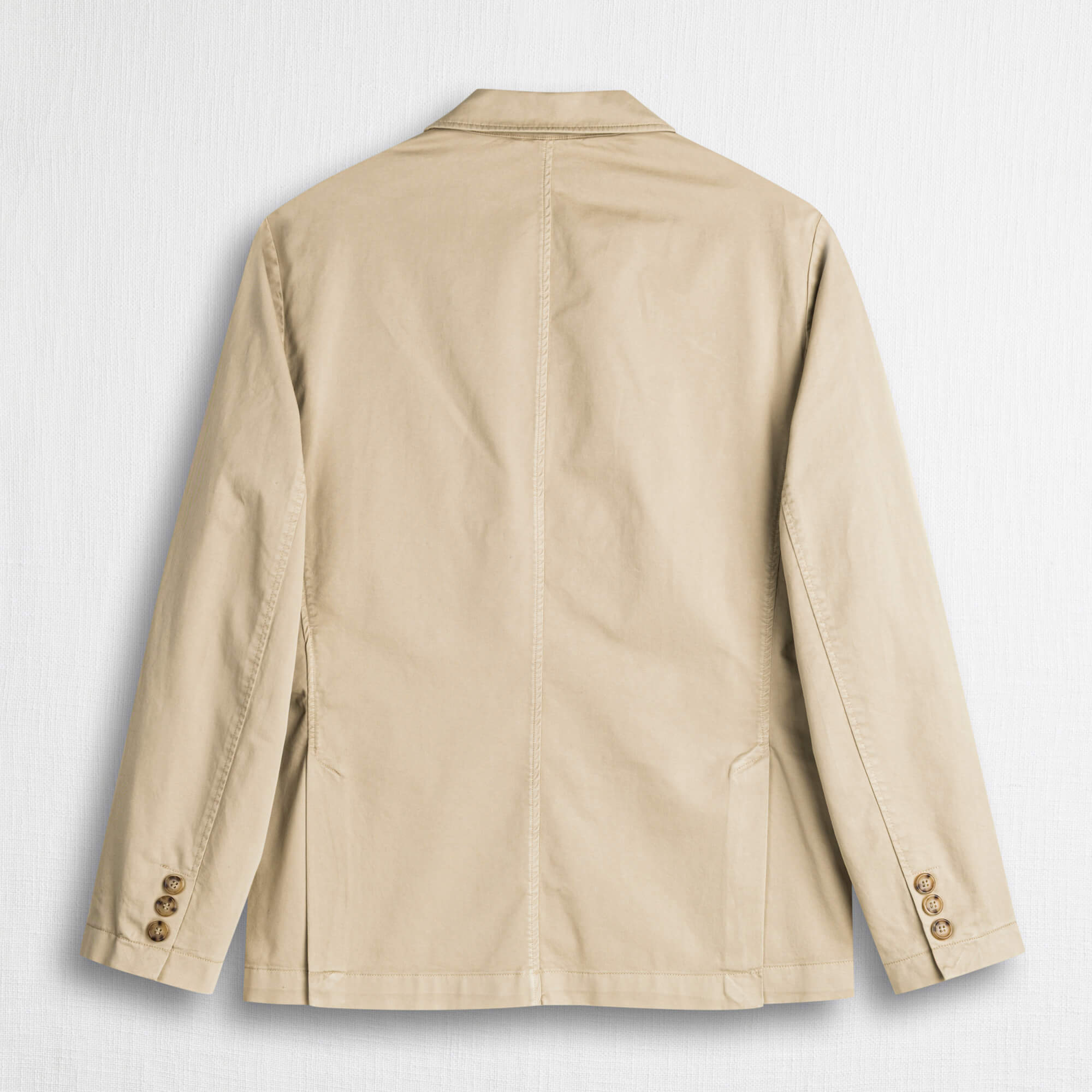 Blazer casual in cotone - Khaky