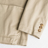 Blazer casual in cotone - Khaky