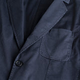 Casual Cotton Blazer - Navy Blue