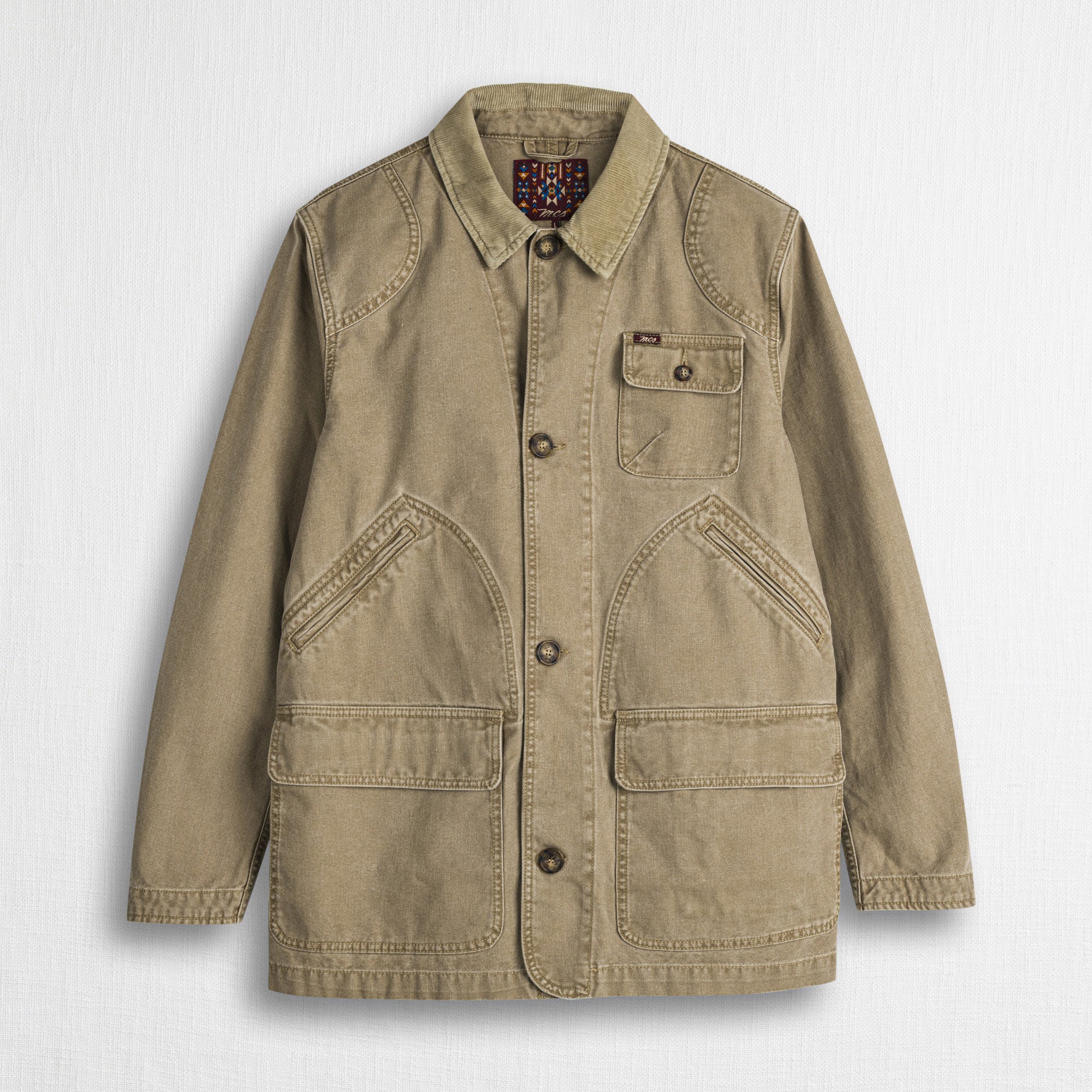 Giacca Workwear in canvas - Irish Cream