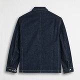Workwear Raw Denim Jacket - Dark Blue
