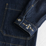 Workwear Raw Denim Jacket - Dark Blue