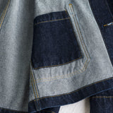 Workwear Raw Denim Jacket - Dark Blue