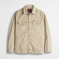 Cotton Shirt Jacket - Khaki