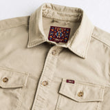 Giacca camicia in cotone - Khaky