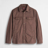 Giacca camicia in cotone - Chocolate