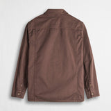 Giacca camicia in cotone - Chocolate