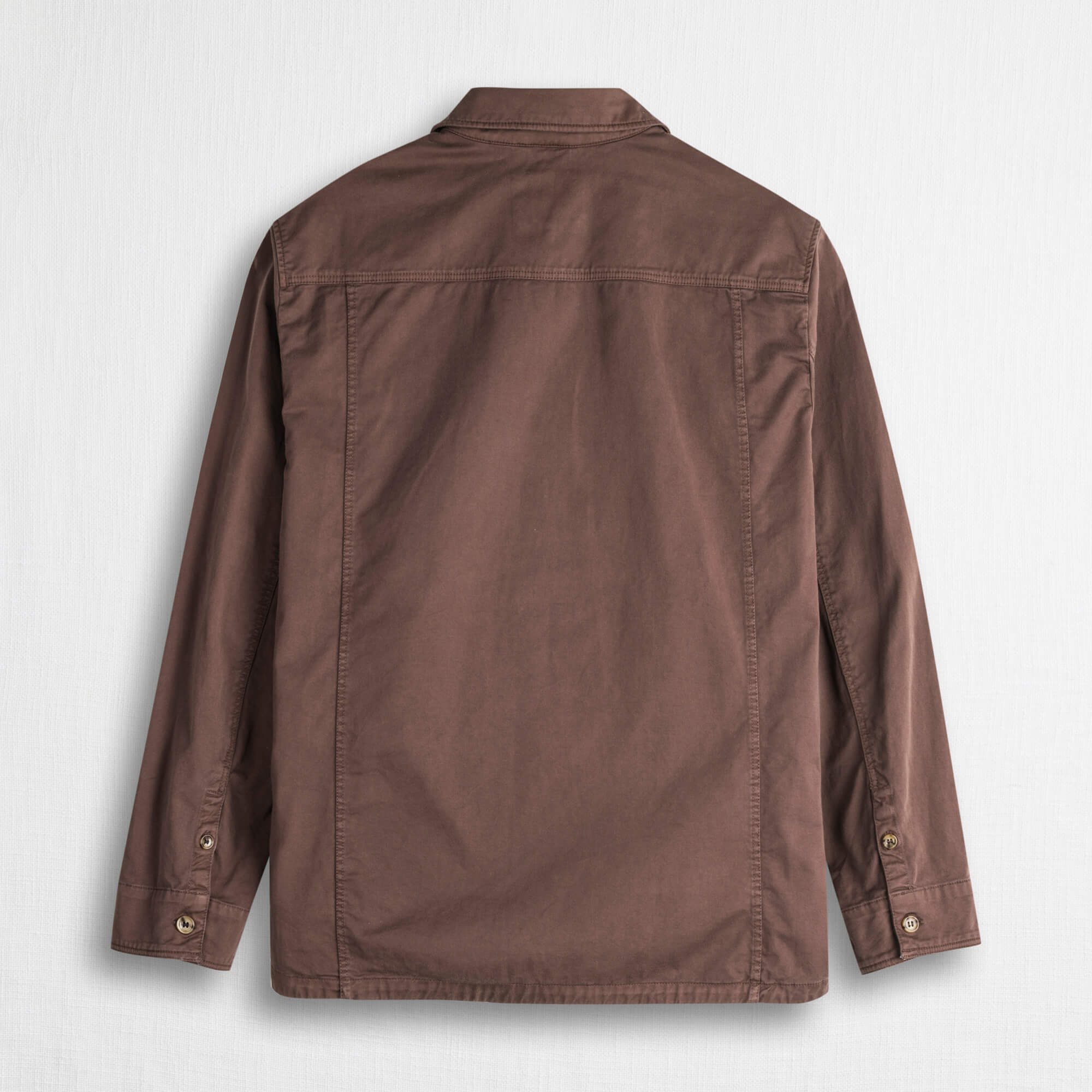 Giacca camicia in cotone - Chocolate