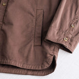 Giacca camicia in cotone - Chocolate