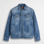 Giacca Trucker in denim - Mid Blue