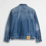 Denim trucker jacket - Mid Blue