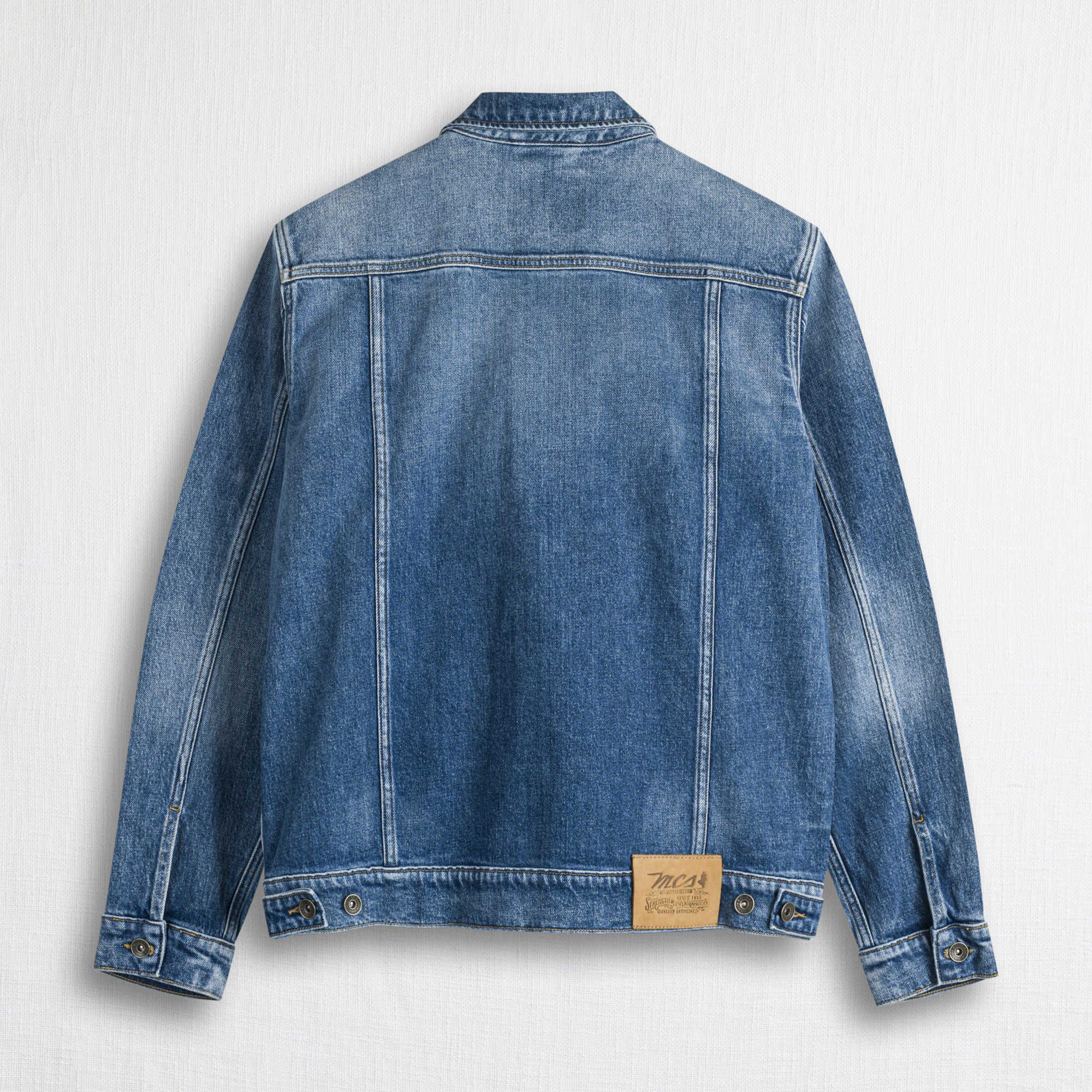 Giacca Trucker in denim - Mid Blue