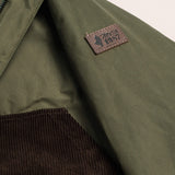 Caban in Cotone Cerato British Millerain dettaglio - Military Green