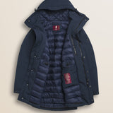 Parka in Softshell Imbottito Antivento dettaglio interno - Navy Blue