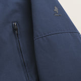 Parka in Softshell Imbottito Antivento dettaglio logo - Navy Blue