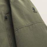 Parka in Softshell Imbottito Antivento dettaglio logo - Olive Night