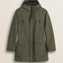 Parka in Softshell Imbottito Antivento fronte - Olive Night