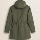 Parka in Softshell Imbottito Antivento retro - Olive Night