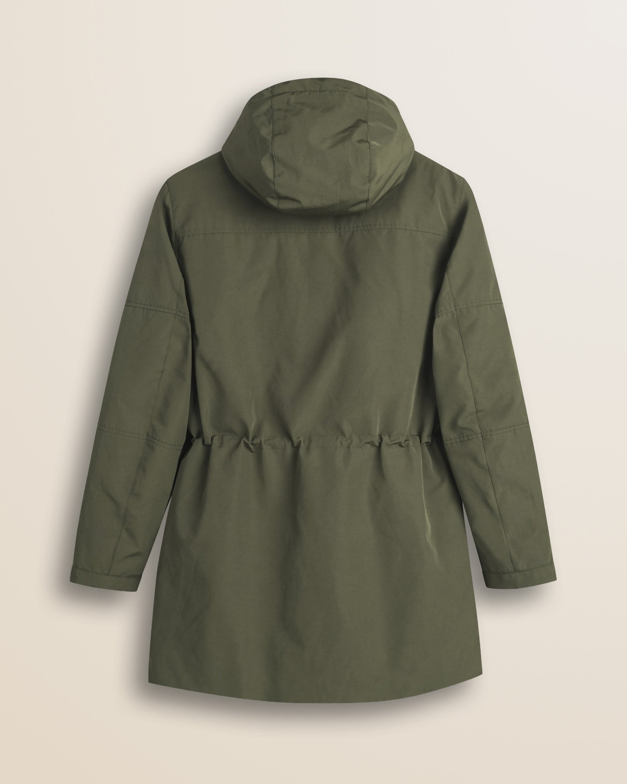 Parka in Softshell Imbottito Antivento retro - Olive Night