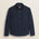 Giacca Trapuntata con Collo in Velluto a Coste fronte - Navy Blue