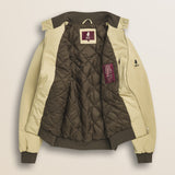 Giacca Harrington in Softshell Imbottita dettaglio interno - Taupe