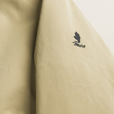Giacca Harrington in Softshell Imbottita dettaglio logo - Taupe