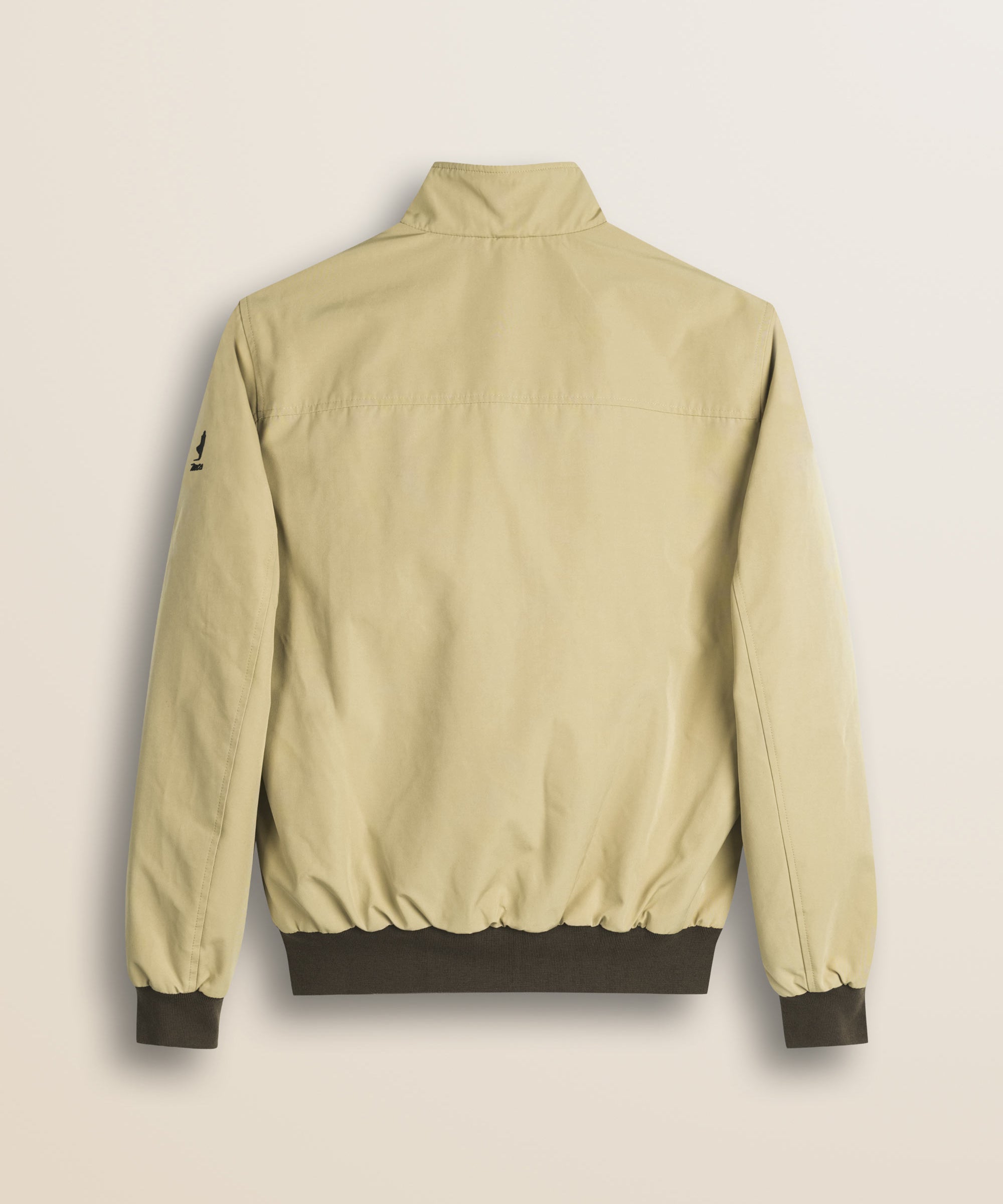 Giacca Harrington in Softshell Imbottita retro - Taupe