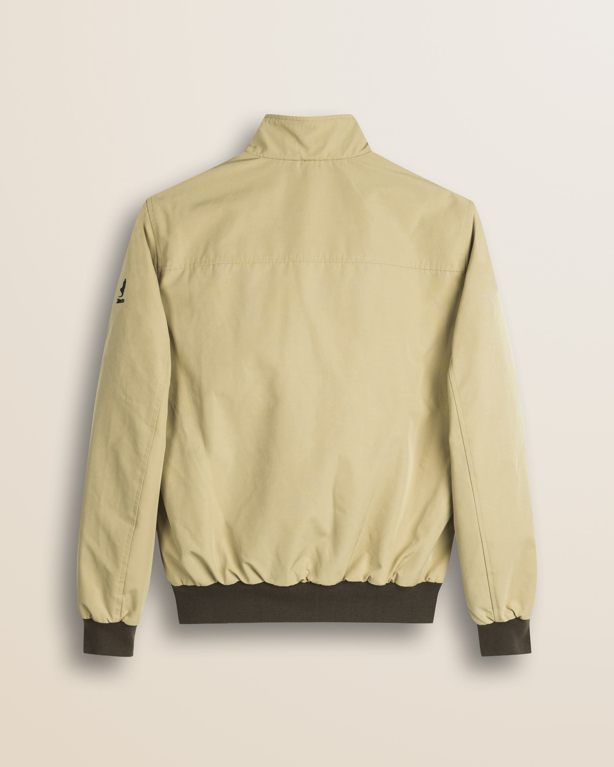 Giacca Harrington in Softshell Imbottita retro - Taupe