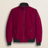 Giacca Harrington in Softshell Imbottita fronte - Merlot