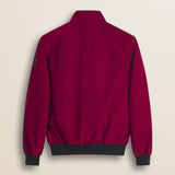Giacca Harrington in Softshell Imbottita retro - Merlot