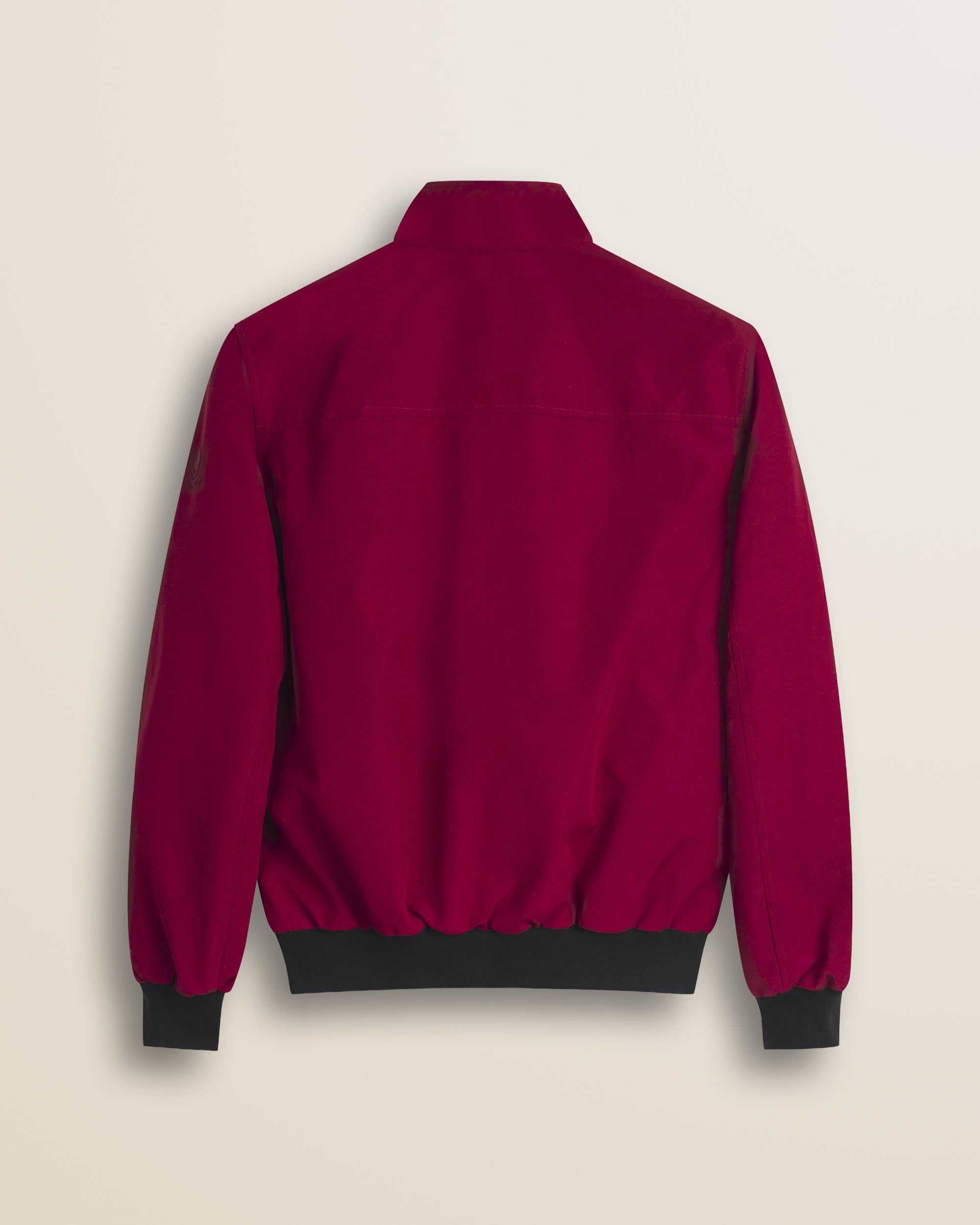 Giacca Harrington in Softshell Imbottita retro - Merlot