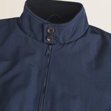 Giacca Harrington in Softshell Imbottita dettaglio colletto - Navy Blue