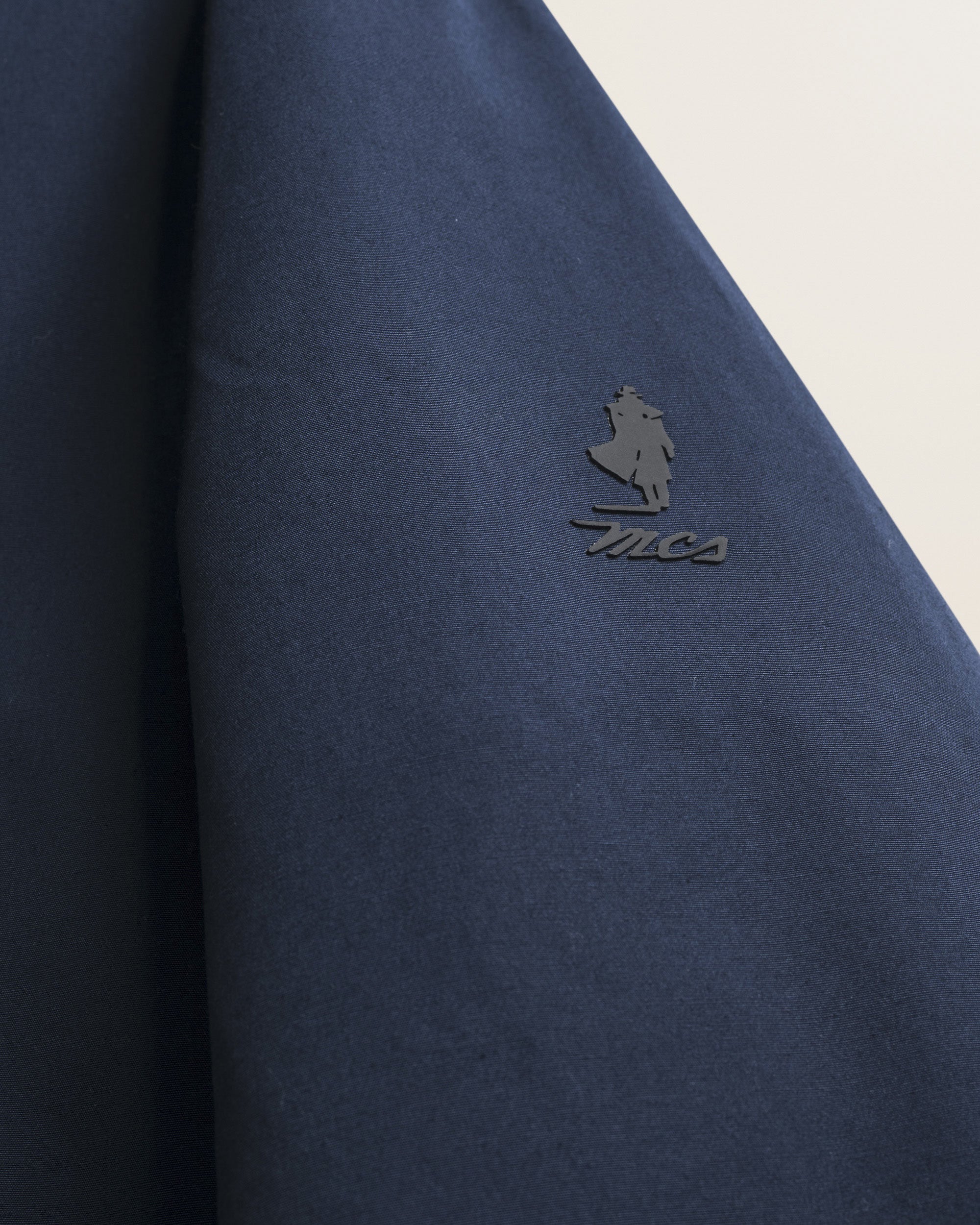 Giacca Harrington in Softshell Imbottita dettaglio logo - Navy Blue