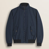 Giacca Harrington in Softshell Imbottita fronte - Navy Blue