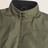 Giacca Harrington in Softshell Imbottita dettaglio colletto - Olive Night