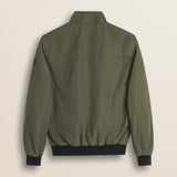 Giacca Harrington in Softshell Imbottita retro - Olive Night