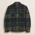 Caban in Lana Cotta a Quadri Imbottito fronte - Atlantic Deep Check